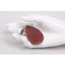 Stingray Pendant Burgundy Polished / 925 Sterling Silber...