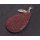 Stingray Pendant Burgundy Polished / 925 Sterling Silber / Teardrop 55mm