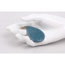 Stingray Pendant Dragonfly Blue Polished / 925 Sterling...