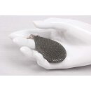 Stingray Pendant Grey Polished / 925 Sterling Silber /...