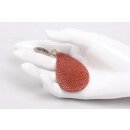 Stingray Pendant Ginger Spice Polished / 925 Sterling...