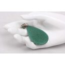 Stingray Pendant Fairway Green Polished / 925 Sterling...