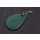 Stingray Pendant Fairway Green Polished / 925 Sterling Silber / Teardrop 55mm
