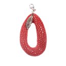 Stingray Pendant Red Strawberry Polished / 925 Sterling...