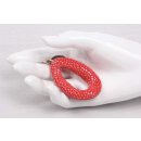 Stingray Pendant Red Strawberry Polished / 925 Sterling...