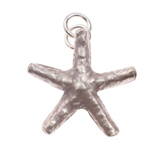 Sterling Silber Star Charm Pendant 25mm