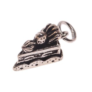 925 Sterling Silber Charm Pendant 12x8mm / 2 pieces