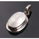 925 Sterling Silber Pendant with Abalone Shell / 28x17mm