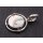 925 Sterling Silber Pendant with Abalone Shell / 36mm