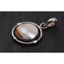 925 Sterling Silber Pendant with Abalone Shell / 37mm
