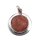 925 Sterling Silber Pendant with Coral / 32mm