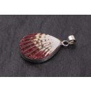 925 Sterling Silber Pendant with Scallop Shell / 37mm