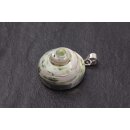 925 Sterling Silber Pendant with Turbo Shell / 32mm