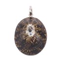 925 Sterling Silber Pendant with Shell / 47x34mm