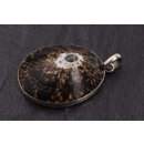 925 Sterling Silber Pendant with Shell / 47x34mm
