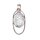 925 Sterling Silber Pendant with Abalone Shell 55x22mm