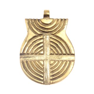Handmade Brass Pendant 60x42mm