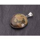 Muddy Stone Pendant Teardrop 33mm