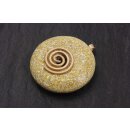 Yellow Cream Doughnut/Donut/Ring Resin Pendant 50mm with...