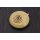Yellow Cream Doughnut/Donut/Ring Resin Anhänger 50mm with Spiral Brass / Gold
