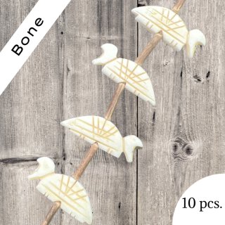 Knochen Schaaf offwhite I 32x10 mm. I  10 pcs.