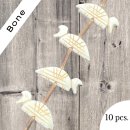 Knochen Schaaf offwhite I 32x10 mm. I  10 pcs.