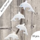 White agate stone Dolphin white I 30x17x5 mm. I  10 pcs.