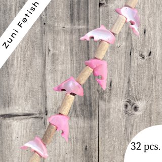 Shell Delfin pink I 15x8x5 mm. I  32 pcs.