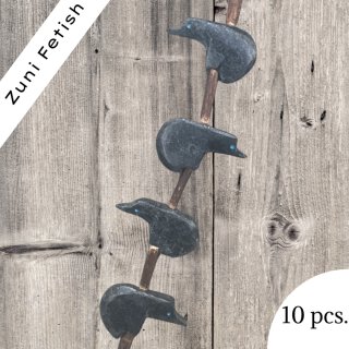 Volcanic Stone Animal Fetish  I 25x15x5 mm. I  10 pcs.