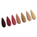 Rochenleder Tropfen lang / ca.70x22mm  / 6 pcs.