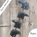 Stein Bär black I 35x22x8 mm. I  8 pcs.