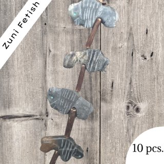 Stone Buffollo  I 28x15x5 mm. I  10 pcs.