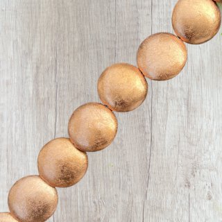 Rosegold leaf laminated Ufo I ca.25x11mm I 16 .pcs