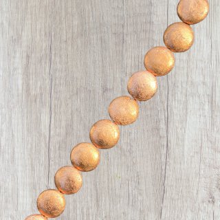 Rose-Blattgold laminiert Ufo I ca.20x11mm I 22 pcs.