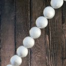 Silver leaf laminated ufo I ca.30x11mm I  I 14 pcs.