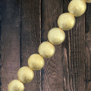 Gold leaf laminated Ufo I ca.30x11mm I  I 14 pcs.