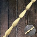 Blattgold laminiert teardrops I ca.35x13x7mm. I  I 10 pcs.