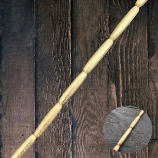 Blattgold laminiert long dube I ca.40x8mm. I  I 9 pcs.