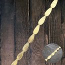 Blattgold laminiert teardrops  I ca.24x11x4mm. I  I 14 pcs.