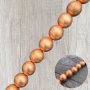 Rose-Blattgold laminiert round I ca.23mm. I  I 16 pcs.