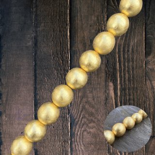 Blattgold laminiert round I ca.23mm. I  I 16 pcs.