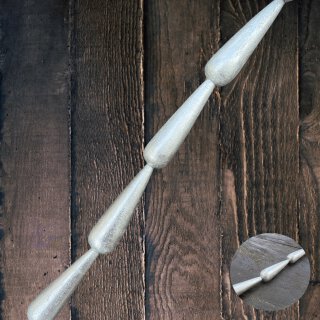 Blattsilber laminiert long teardrop I ca.60x18mm I  I 7 pcs.