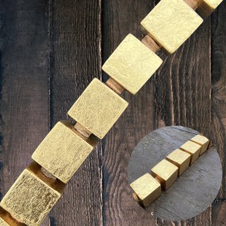 Gold leaf laminated dice I ca.30mm. I  I 8 pcs.