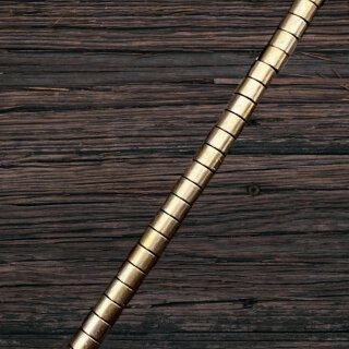 Messing gold glänzend wheel brass I 3x4 mm.