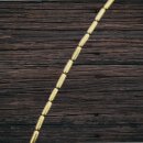 Messing gold glänzend oval rounded brass I 9 mm.