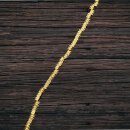 Messing gold glänzend square w. design brass I 4 mm.