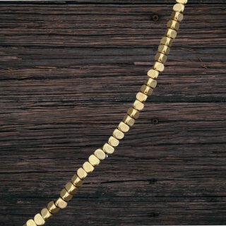 brass gold shiny nugget brass I 3 mm.