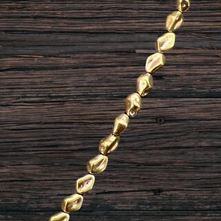 brass gold shiny nugget brass I 7 mm.