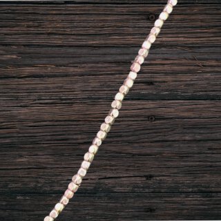 Messing Rosegold gl&auml;nzend cube brass I 2x2 mm.