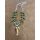 Zuni Parrot Necklace long Green with Large Toucan